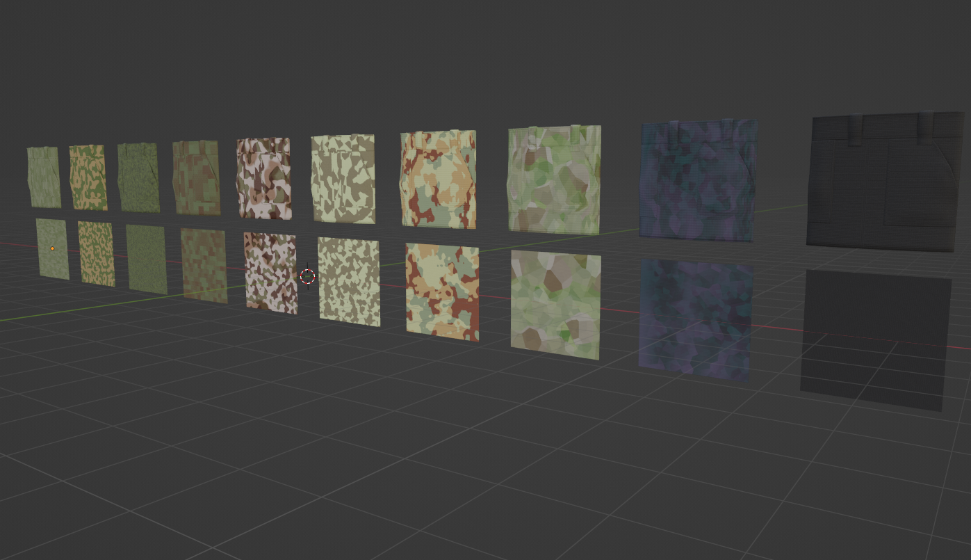 camouflage cloth materials preview image 1